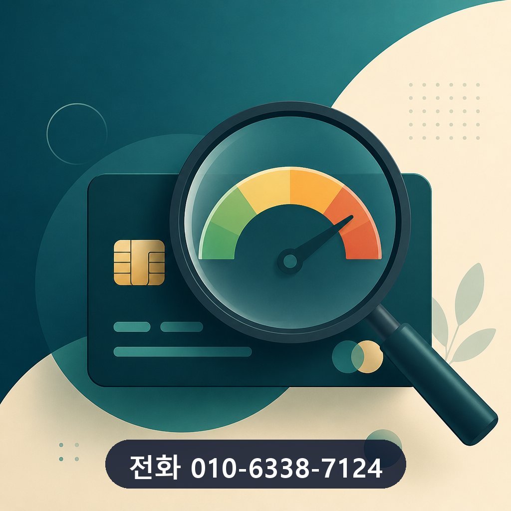 KB국민카드 카드깡 한도 확인 이미지 · 문의 010-6338-7124