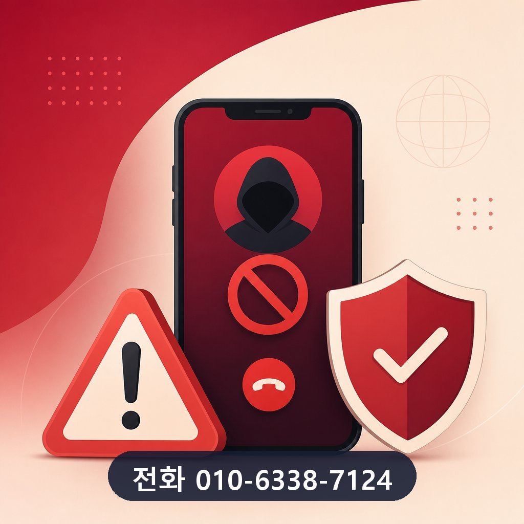 KB국민카드 카드깡 피해 예방 주의사항 이미지 · 문의 010-6338-7124